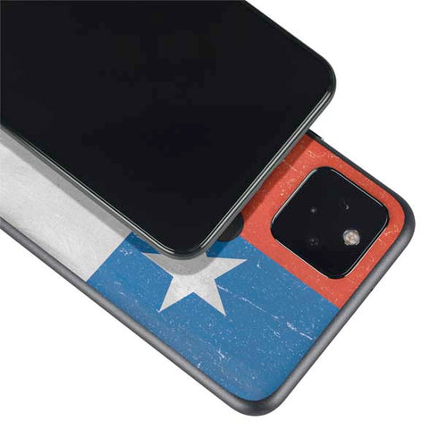 Chile Flag Distressed Google Pixel 4a 5G Skin